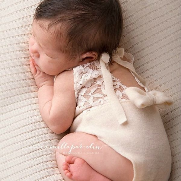 newborn baby girls pgraphy props lace romper baby knit playsuit accessories lace clothes infant flower rompers with bow, Yellow
newborn baby girls pgraphy props lace romper baby knit playsuit accessories lace clothes infant flower rompers with bow, Yellow
