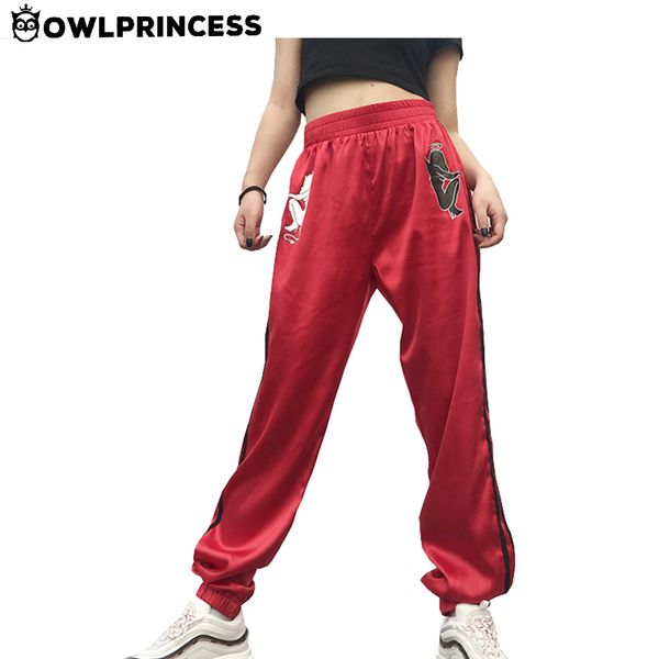owlss 2018 red women yoga pants legging splice jogging devil print loose pants high elastic ruuning dancing gym trousers, White;red
owlss 2018 red women yoga pants legging splice jogging devil print loose pants high elastic ruuning dancing gym trousers, White;red