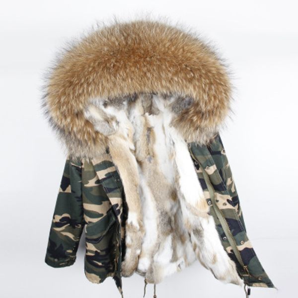 winter snow coats maomaokong brand multicolour raccoon fur hoody multicolour rabbit fur lined camouflage shell mini parka usa germany, Black
winter snow coats maomaokong brand multicolour raccoon fur hoody multicolour rabbit fur lined camouflage shell mini parka usa germany, Black