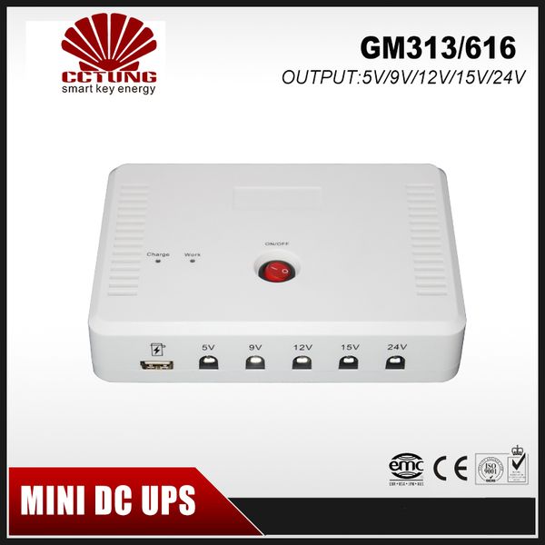 SK616 мини портативный ИБП с 5V/9V/12V/15V / 24VDC интерфейс USB порт Макс 24W 2a текущий выход 15600
SK616 мини портативный ИБП с 5V/9V/12V/15V / 24VDC интерфейс USB порт Макс 24W 2a текущий выход 15600
