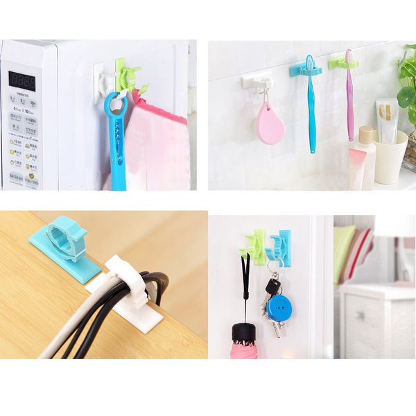 wholesale- 4pcs multifunctional hooks household kitchen bathroom self-adhesive wall hanger wall wire container buckle
wholesale- 4pcs multifunctional hooks household kitchen bathroom self-adhesive wall hanger wall wire container buckle