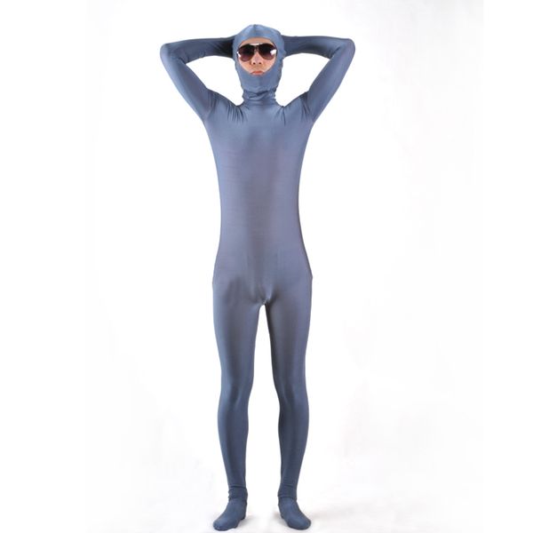 2015 new arrival dark gray lycra spandex zentai costume dark gray catsuit unitard bodysuit, Black
2015 new arrival dark gray lycra spandex zentai costume dark gray catsuit unitard bodysuit, Black