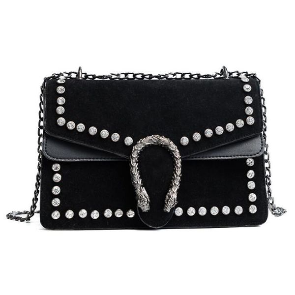 Luxury Brand Rivet Chain Casual Shoulder Bag for Women Famous Designer Lock Messenger Bag Retro Women Leather Handbag Clucth
Luxury Brand Rivet Chain Casual Shoulder Bag for Women Famous Designer Lock Messenger Bag Retro Women Leather Handbag Clucth