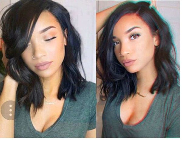 natural adjustable lace front wigs brazilian human hair wigs body wave glueless short bob human hair wigs for black women, Black;brown
natural adjustable lace front wigs brazilian human hair wigs body wave glueless short bob human hair wigs for black women, Black;brown