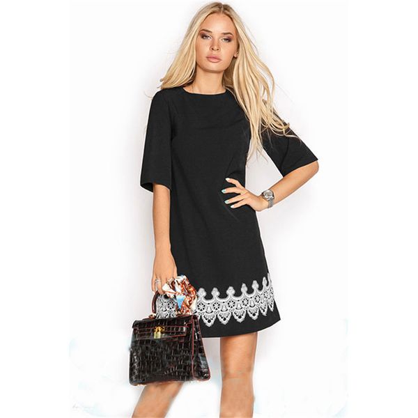 new arrival summer dress 2018 women fashion casual mini lace dress black white short sleeve o-neck beach t shirt dresses, Black;gray
new arrival summer dress 2018 women fashion casual mini lace dress black white short sleeve o-neck beach t shirt dresses, Black;gray