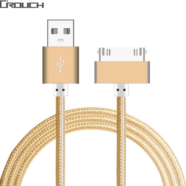 USB Cable Fast Charger for iphone 4 4s iPad 2 3 Metal Nylon Braided 4 30 Pin Charge adapter Cable Charging Data Sync for Apple
USB Cable Fast Charger for iphone 4 4s iPad 2 3 Metal Nylon Braided 4 30 Pin Charge adapter Cable Charging Data Sync for Apple