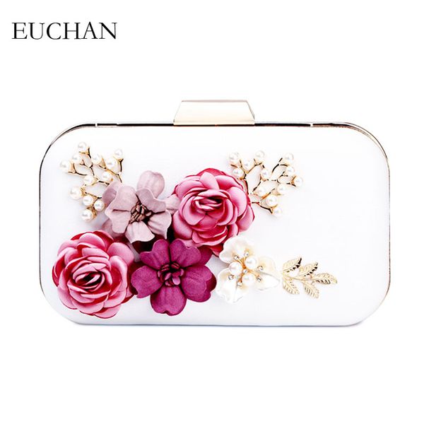 euchan women clutches floral evening bags ladies wedding bridal chain shoulder bags white imitation pearl party clutches purse
euchan women clutches floral evening bags ladies wedding bridal chain shoulder bags white imitation pearl party clutches purse