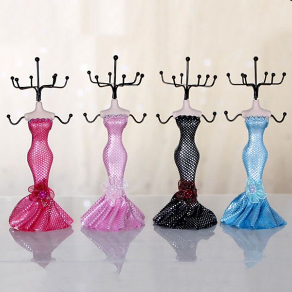 4 colors mannequin jewelry rack earrings necklace organizer holder elegant lady great gift manikin casting fashion jewellery display stand, Khaki
4 colors mannequin jewelry rack earrings necklace organizer holder elegant lady great gift manikin casting fashion jewellery display stand, Khaki
