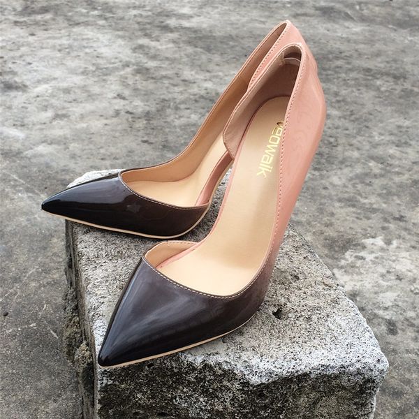 fashion new woman women lady 2019 new nude black patent leather poined toes shoes pumps wedding high heels shoes 
fashion new woman women lady 2019 new nude black patent leather poined toes shoes pumps wedding high heels shoes