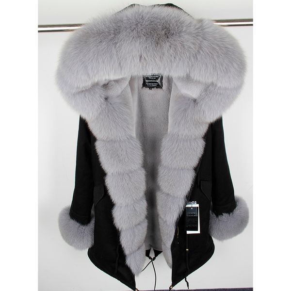 maomaokong natural real fox fur jacke coat real fox fur collar cuff hooded coat short parka long camouflage winter jacket s18101501, Black
maomaokong natural real fox fur jacke coat real fox fur collar cuff hooded coat short parka long camouflage winter jacket s18101501, Black