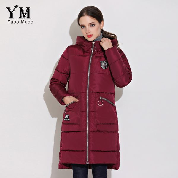 wholesale-yuoomuoo new 2017 winter coat women casual warm hooded medium-long jacket winter windproof parkas ladies coat sale, Black
wholesale-yuoomuoo new 2017 winter coat women casual warm hooded medium-long jacket winter windproof parkas ladies coat sale, Black