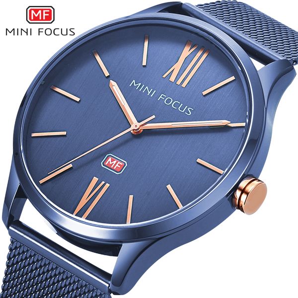 minifocus men watch quartz wrist watches casual fashion blue stainless steel mesh belt clock reloges hombre, Slivery;brown
minifocus men watch quartz wrist watches casual fashion blue stainless steel mesh belt clock reloges hombre, Slivery;brown