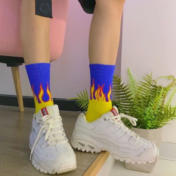 new men's colorful flame fire pattern cotton socks harajuku firewood skateboard hip hop fashion cool crew socks, Black;white
new men's colorful flame fire pattern cotton socks harajuku firewood skateboard hip hop fashion cool crew socks, Black;white