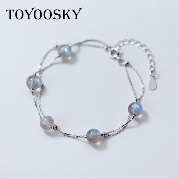 toyoosky 925 sterling silver moonstone bracelet sweet cute double layer bracelet temperament hand jewelry for women, Black
toyoosky 925 sterling silver moonstone bracelet sweet cute double layer bracelet temperament hand jewelry for women, Black