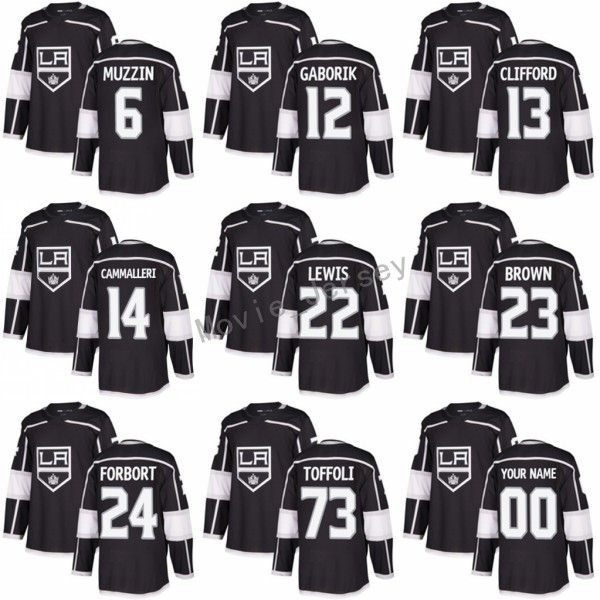 2018 New LA Kings Jerseys 6 Jake Muzzin 24 Derek Forbort 14 Michael Cammalleri 13 Kyle Clifford 22 Trevor Lewis 12 Marian Gaborik Custom
2018 New LA Kings Jerseys 6 Jake Muzzin 24 Derek Forbort 14 Michael Cammalleri 13 Kyle Clifford 22 Trevor Lewis 12 Marian Gaborik Custom