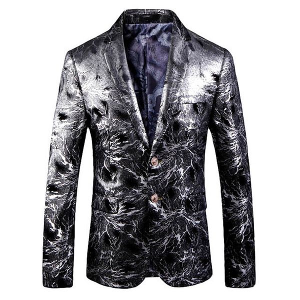 new arrival autumn printed mens blazer coats men's luxury dj ds show dress singers blazers male hombre plus size m-5xl, White;black
new arrival autumn printed mens blazer coats men's luxury dj ds show dress singers blazers male hombre plus size m-5xl, White;black