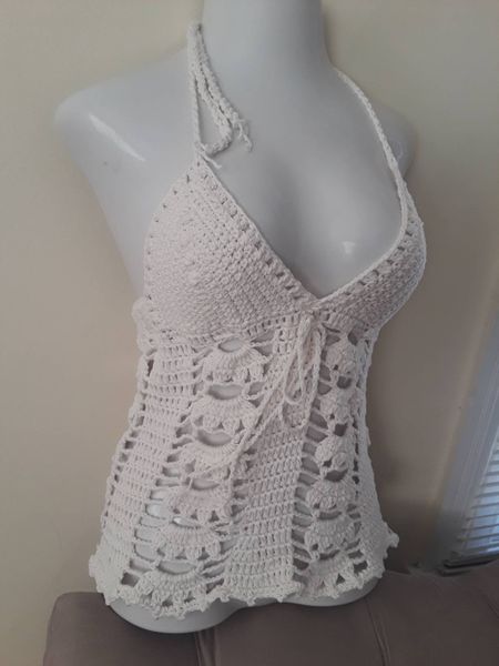 crochet halter crochet tank crochet bralette boho cami,festival clothing,bikini gypsy clothing,gaia crochet camisole, new, White;black
crochet halter crochet tank crochet bralette boho cami,festival clothing,bikini gypsy clothing,gaia crochet camisole, new, White;black