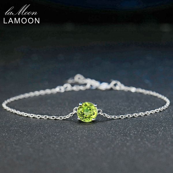 lamoon 7mm natural round cut peridot 925 sterling silver jewelry chain charm bracelet s925 lmhi039, Golden;silver
lamoon 7mm natural round cut peridot 925 sterling silver jewelry chain charm bracelet s925 lmhi039, Golden;silver