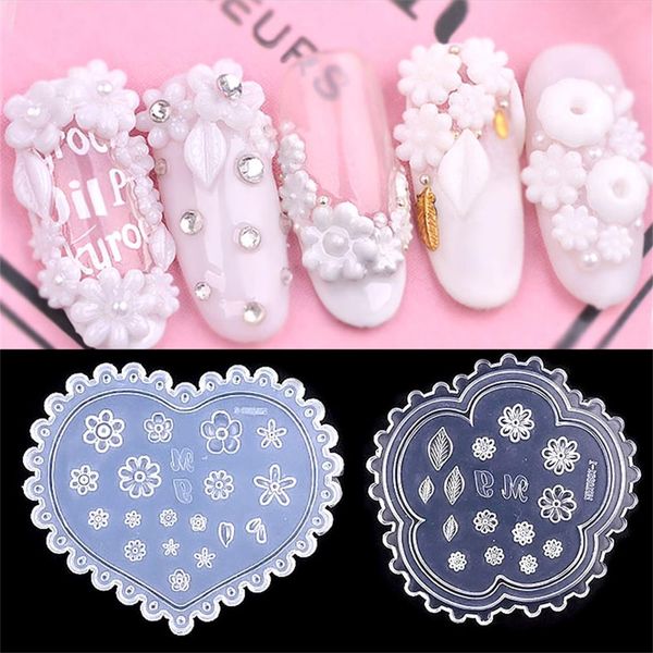 3d nail art silicone mold fashion flower daisy pattern leaves form nail uv gel design manicure accessory tools sale, White
3d nail art silicone mold fashion flower daisy pattern leaves form nail uv gel design manicure accessory tools sale, White
