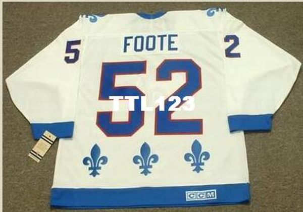 men #52 adam foote quebec nordiques 1992 ccm vintage home hockey jersey or custom any name or number retro jersey, Black;red
men #52 adam foote quebec nordiques 1992 ccm vintage home hockey jersey or custom any name or number retro jersey, Black;red