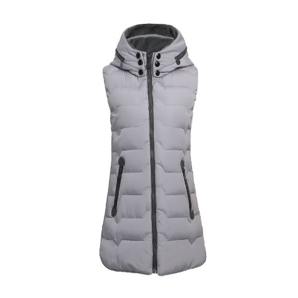 2018 autumn and winter new women's vest large size slim hooded jacket jacket down cotton vest, Black;white
2018 autumn and winter new women's vest large size slim hooded jacket jacket down cotton vest, Black;white