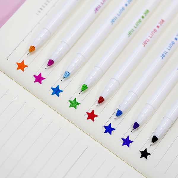 1pack=8 colors slim colorful gel pen set 0.4mm school office supplies children gift creative liners ing
1pack=8 colors slim colorful gel pen set 0.4mm school office supplies children gift creative liners ing