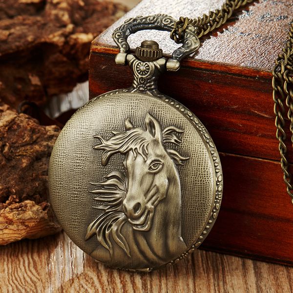 vintage bronze horse sculpture pocket watch fob chain fashion mens present steampunk retro quartz pocket watch reloj de bolsillo, Slivery;golden
vintage bronze horse sculpture pocket watch fob chain fashion mens present steampunk retro quartz pocket watch reloj de bolsillo, Slivery;golden