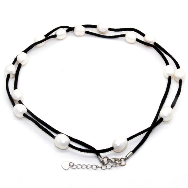 fashion latest design natural freshwater oval pearl leather rope necklace gives the lover a hard gift, Bronze;silver
fashion latest design natural freshwater oval pearl leather rope necklace gives the lover a hard gift, Bronze;silver