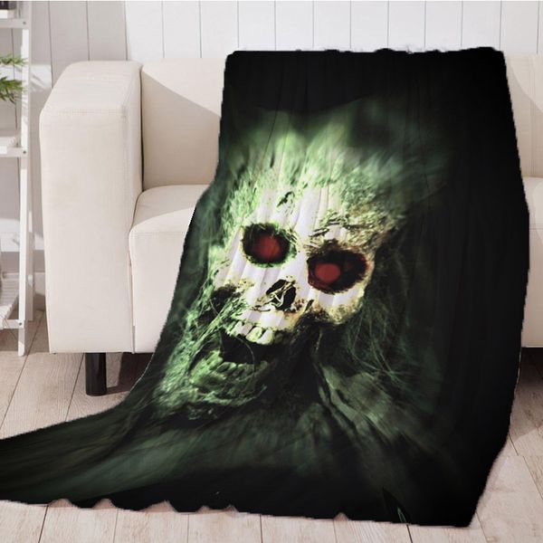 custom flannel fleece ткань одеяло suger череп и цветок диван кровать бросок одеяло детский взрослый теплый черный dropship