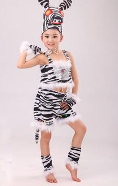 2018 new tyle children co play zebra animal perform equin clothing boy and girl dance conjoined clothe 
2018 new tyle children co play zebra animal perform equin clothing boy and girl dance conjoined clothe