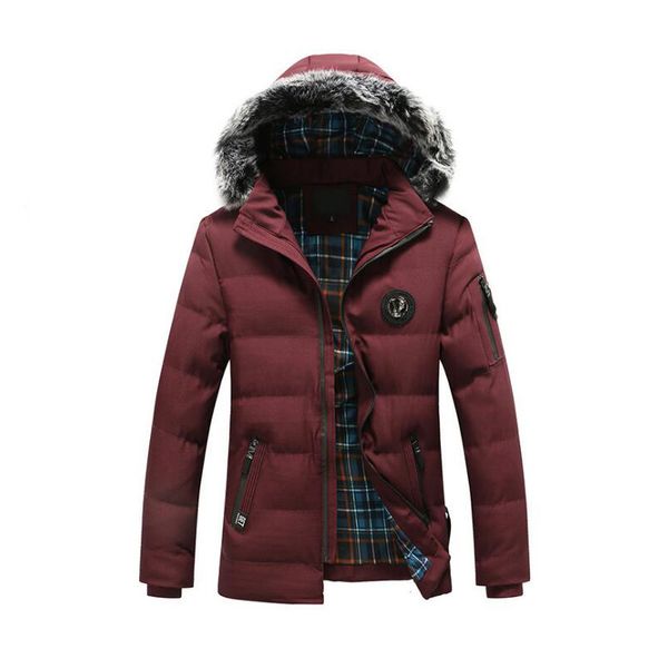 2108 winter fashion men jacket solid color faux fur collar hooded coat thick warm parka men casual jacket cloth, Black
2108 winter fashion men jacket solid color faux fur collar hooded coat thick warm parka men casual jacket cloth, Black