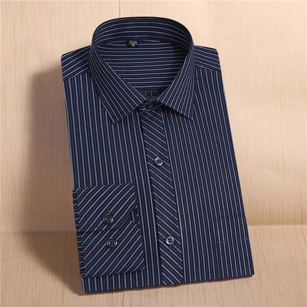 men clothing boutique business casual long sleeved shirt classic striped/plaid slim fit cotton male social dress shirts 5xl, White;black
men clothing boutique business casual long sleeved shirt classic striped/plaid slim fit cotton male social dress shirts 5xl, White;black