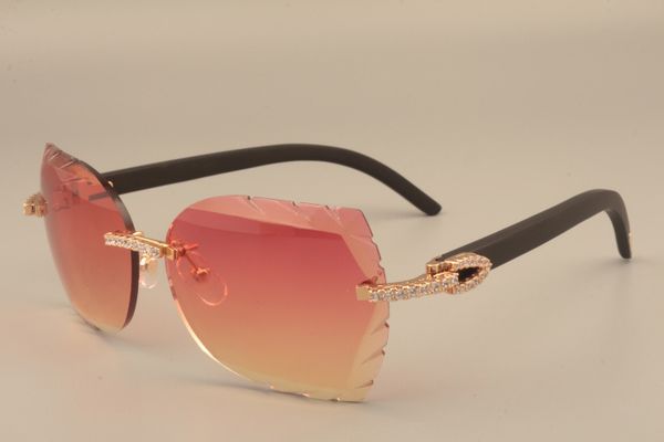 2019 new fashion high-end engraving lens sunglasses 8300817 gold code luxury diamond series wooden black temples sunglasses. size: 58-18-135, White;black
2019 new fashion high-end engraving lens sunglasses 8300817 gold code luxury diamond series wooden black temples sunglasses. size: 58-18-135, White;black
