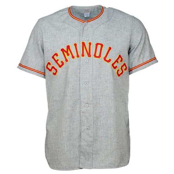 Florida State University 1959 Road Jersey 100% Stitched Embroidery Logos Vintage Baseball Jerseys Custom Any Name Any Number Free Shipping
Florida State University 1959 Road Jersey 100% Stitched Embroidery Logos Vintage Baseball Jerseys Custom Any Name Any Number Free Shipping
