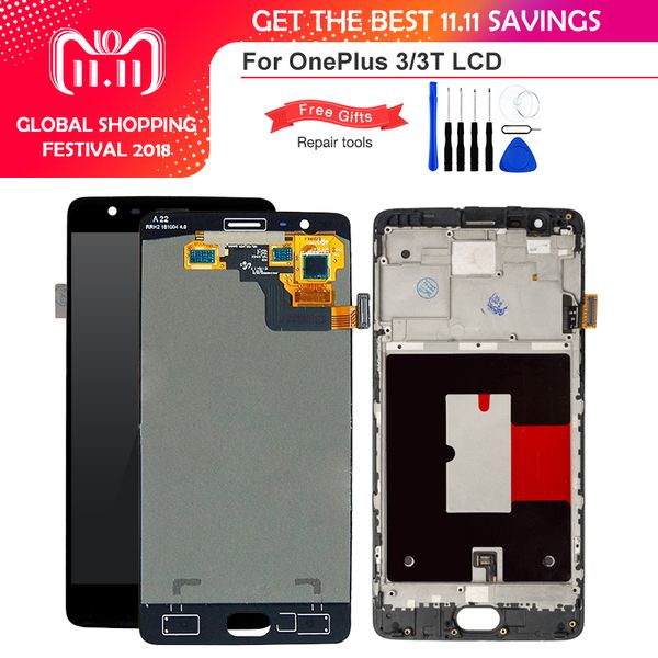 Для One plus 3T ЖК-дисплей с сенсорным экраном 100% новый FHD 5.5 "Сменный аксессуар в сборе
Для One plus 3T ЖК-дисплей с сенсорным экраном 100% новый FHD 5.5 "Сменный аксессуар в сборе
