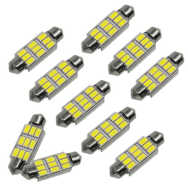 9 led 5630 smd festoon c5w canbus error auto car dome license plate map reading light bulb 12v 36/39/41mm white
9 led 5630 smd festoon c5w canbus error auto car dome license plate map reading light bulb 12v 36/39/41mm white
