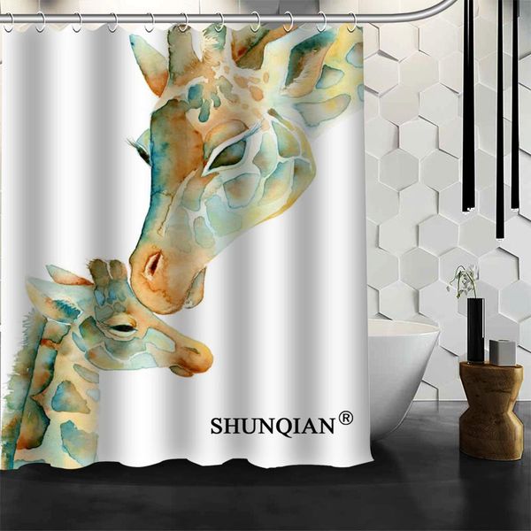 waterproof bathroom curtains modern giraffe shower curtain polyester bath screens customized curtain
waterproof bathroom curtains modern giraffe shower curtain polyester bath screens customized curtain