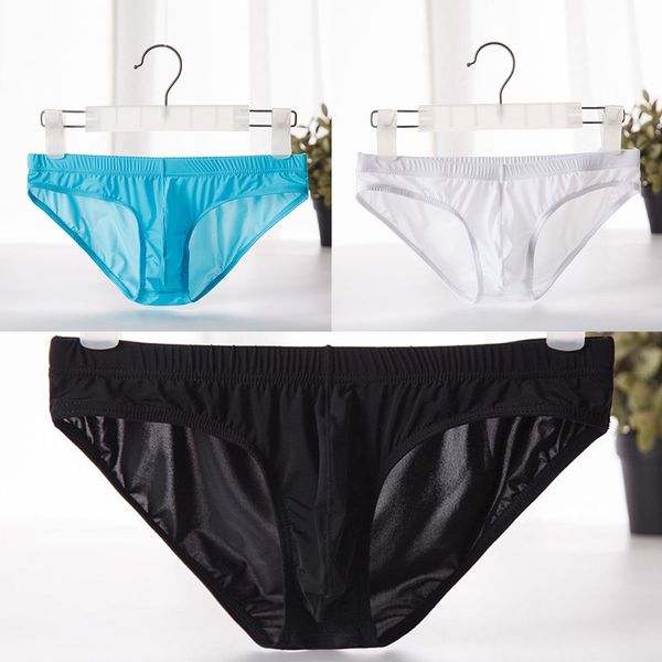 2018 men ice silk panties underwear new 3 colors erotic briefs comfortable shorts ultra thin seamless panties underpants, Black;white
2018 men ice silk panties underwear new 3 colors erotic briefs comfortable shorts ultra thin seamless panties underpants, Black;white