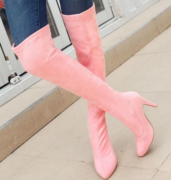 women boots over the knee shoes woman thin high heels gladiator warm booties hip-hop sapato feminino zapatos de mujer ws181118, Black
women boots over the knee shoes woman thin high heels gladiator warm booties hip-hop sapato feminino zapatos de mujer ws181118, Black