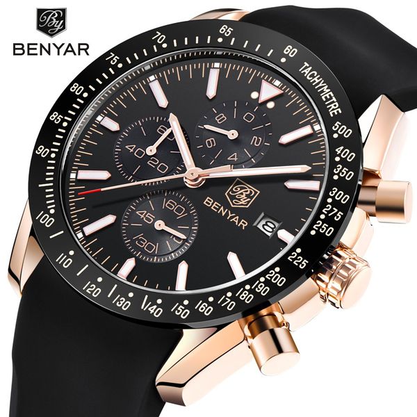 silicone chronograph watches men benyar sport wrist men's watch male quart watch clock relogio masculino saat, Slivery;brown
silicone chronograph watches men benyar sport wrist men's watch male quart watch clock relogio masculino saat, Slivery;brown