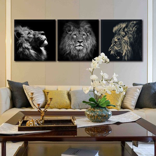 3 panels lion king canvas art modern abstract canvas prints painting wall pictures lion wall murals for living room home decor
3 panels lion king canvas art modern abstract canvas prints painting wall pictures lion wall murals for living room home decor