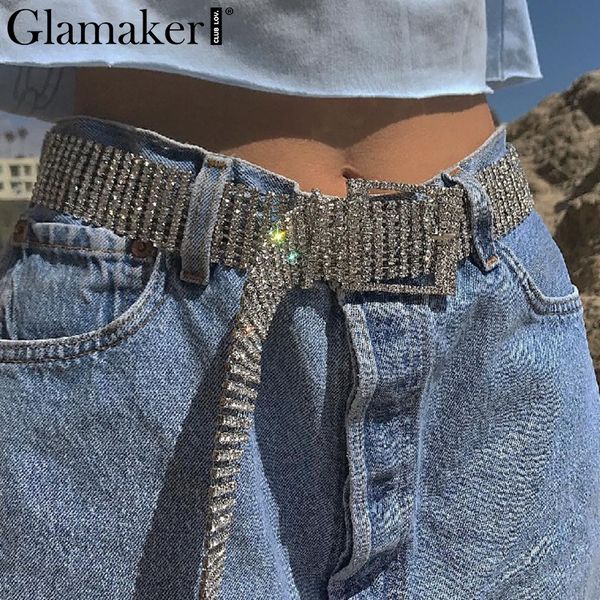 glamaker silver shiny rhinestone diamond belts cummerbund party women belt sash luxury belt waist accessories fashion 2018, Black;brown
glamaker silver shiny rhinestone diamond belts cummerbund party women belt sash luxury belt waist accessories fashion 2018, Black;brown