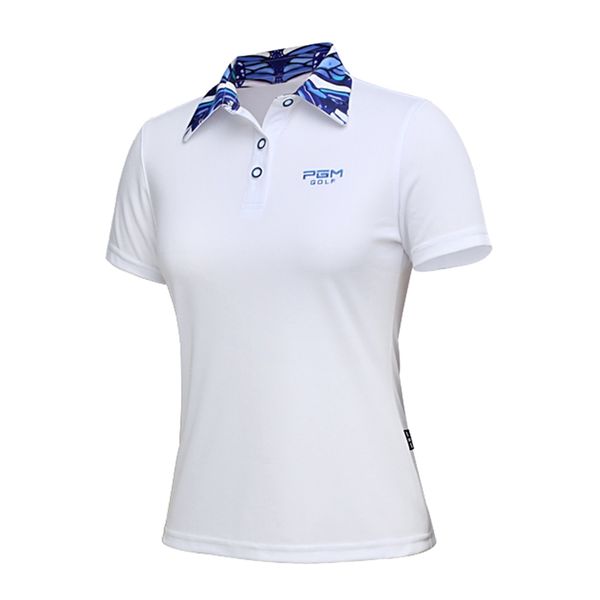 pgm golf clothing women's golf t-shirt short sleeve summer tee breathable polo sport shirts, Black;blue
pgm golf clothing women's golf t-shirt short sleeve summer tee breathable polo sport shirts, Black;blue