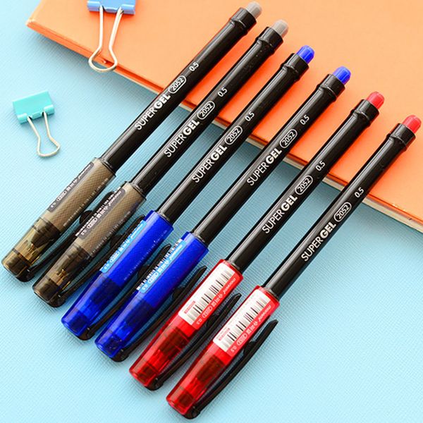 48 pcs/lot super gel pen 0.5mm roller ball pens red blue black ink wholesale office supplies school stationery boligrafo
48 pcs/lot super gel pen 0.5mm roller ball pens red blue black ink wholesale office supplies school stationery boligrafo