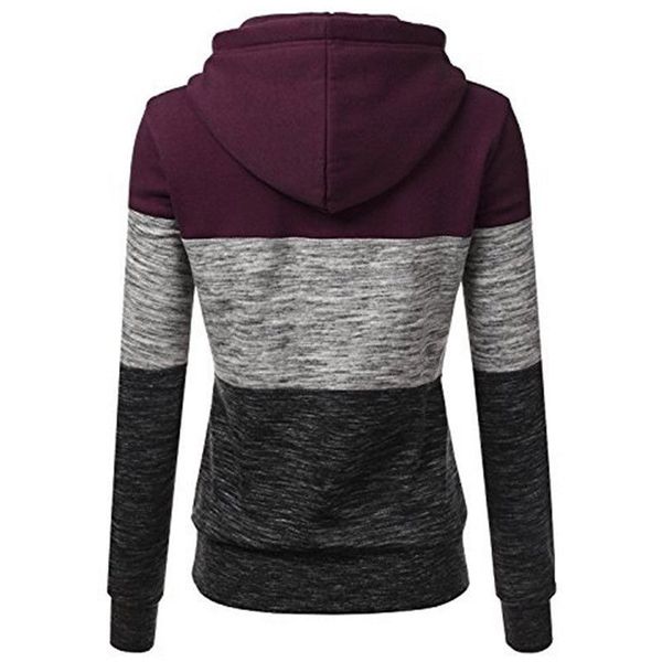Regular Women Hoodie Sweatshirt Patchwork Female Harajuku Casual Long Sleeve Hooed Pullover Hoody Fashion Clothing Size M-3XL 
Regular Women Hoodie Sweatshirt Patchwork Female Harajuku Casual Long Sleeve Hooed Pullover Hoody Fashion Clothing Size M-3XL