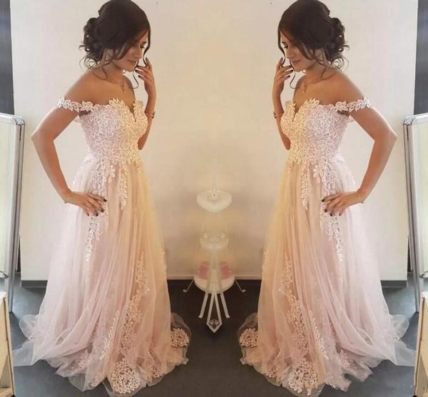 2018 summer blush pink off the shoulder lace appliqued wedding dresses short sleeves beach a line tulle bridal gowns garden wedding gowns, White
2018 summer blush pink off the shoulder lace appliqued wedding dresses short sleeves beach a line tulle bridal gowns garden wedding gowns, White