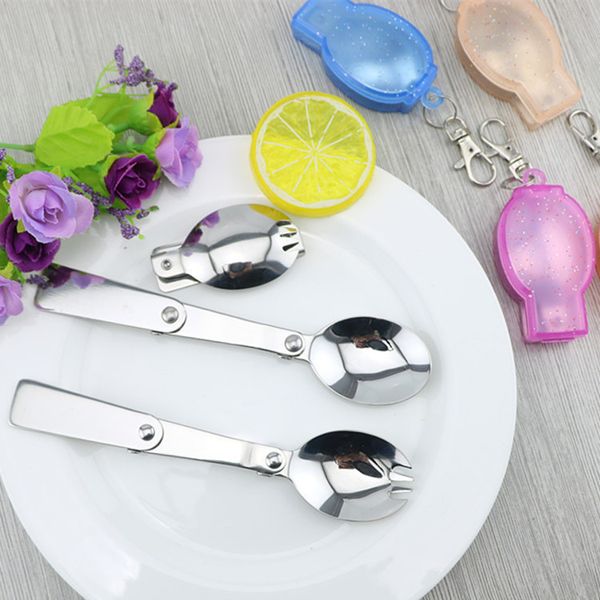 stainless steel folding soup spoon outdoor portable folding fork hiking travel tableware folding spoon novelty gift t3i0411
stainless steel folding soup spoon outdoor portable folding fork hiking travel tableware folding spoon novelty gift t3i0411