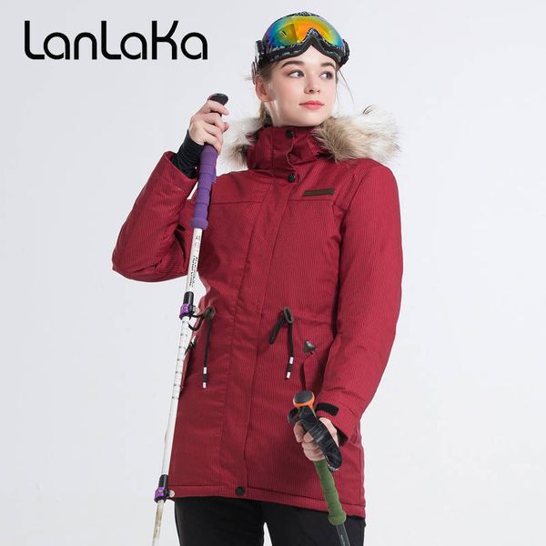 lanlaka women ski jacket winter clothing fur hooded waist rope jacket super warm windproof waterproof outdoor sport wear
lanlaka women ski jacket winter clothing fur hooded waist rope jacket super warm windproof waterproof outdoor sport wear