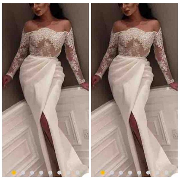 lace 2021 formal sheath prom dresses sheer split custom middle east 2018 formal special occasion party gowns floor length, Black
lace 2021 formal sheath prom dresses sheer split custom middle east 2018 formal special occasion party gowns floor length, Black