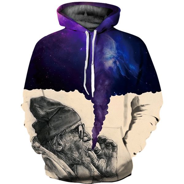 fashion old man smoking galaxy space printed 3d hoodie for men women autumn winter casual funny sweasthirts drop ship, Black
fashion old man smoking galaxy space printed 3d hoodie for men women autumn winter casual funny sweasthirts drop ship, Black
